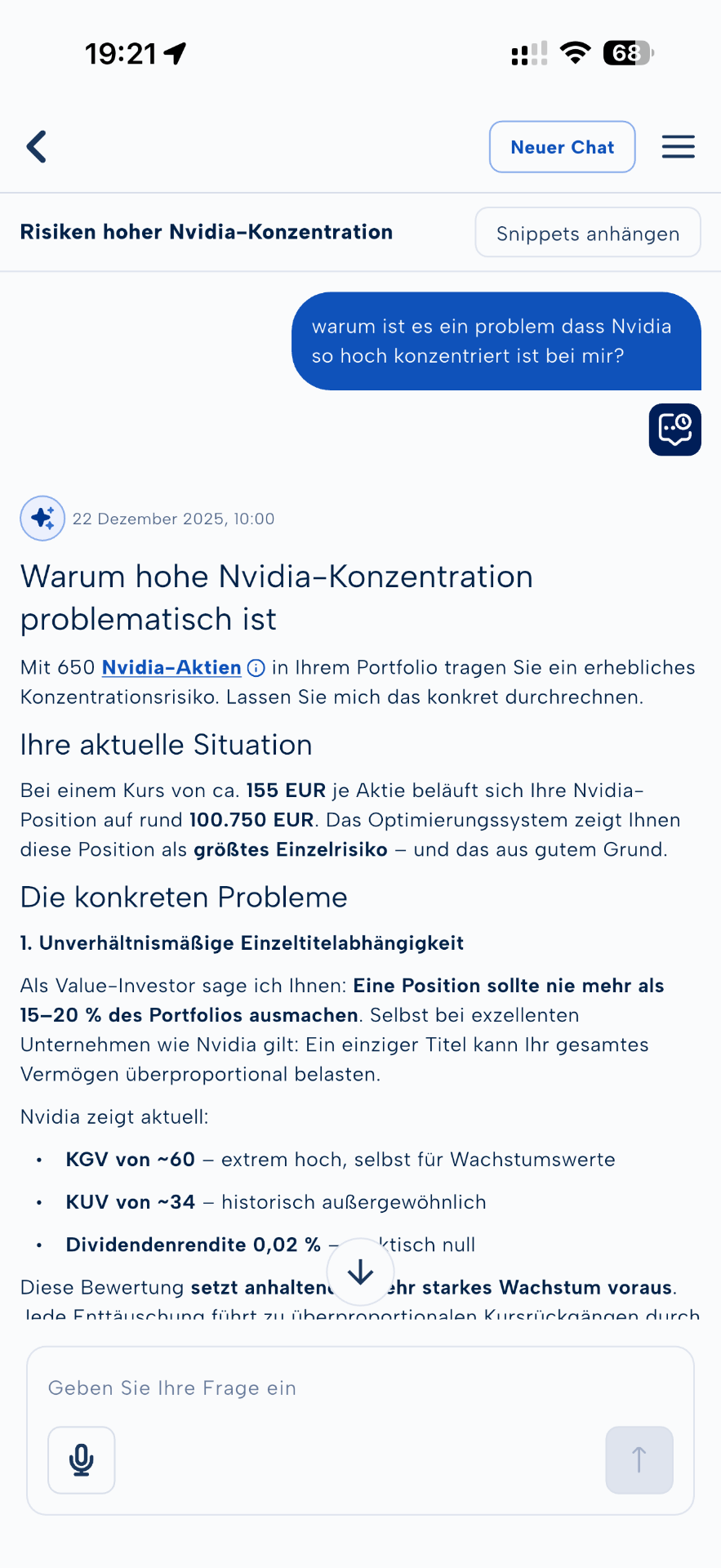 MoneyPeak App – finAgent